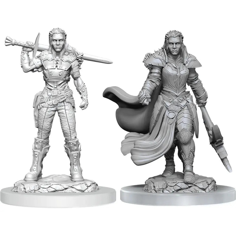 WizKids Unpainted Orc Fighter Female (2)