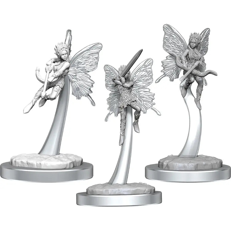 WizKids Unpainted Pixies (3)