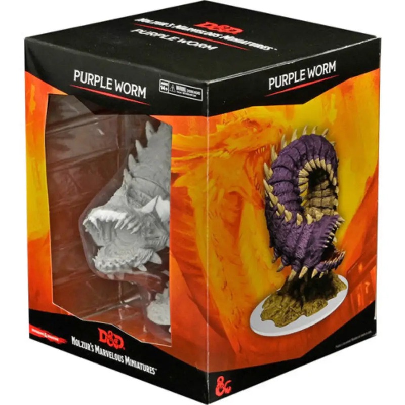 WizKids Unpainted Purple Worm