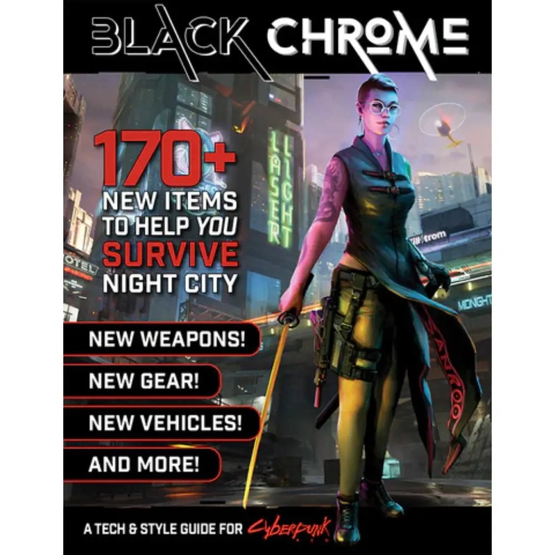 Cyberpunk Red RPG: Black Chrome Tech and Style Guide