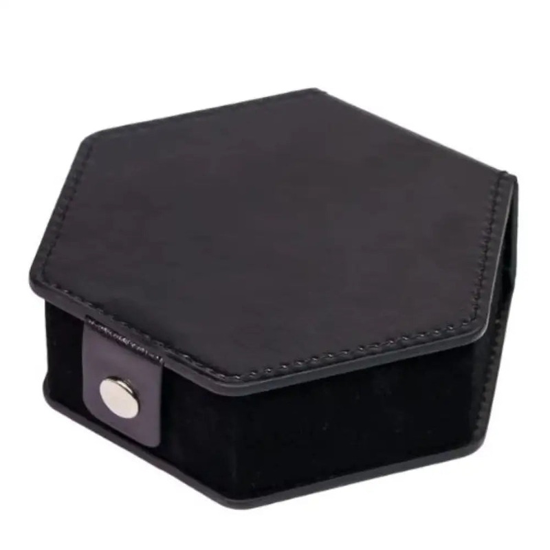 Hexagon Leather Dice Box