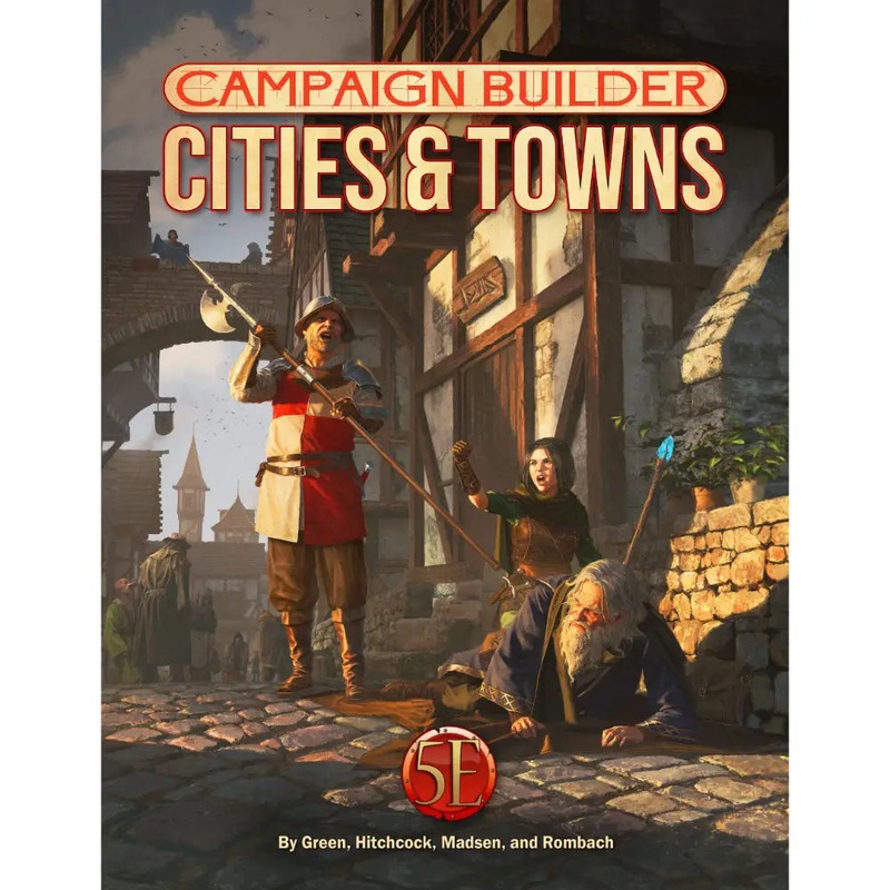 Kobold Campaign Builder for 5E: Cities & Towns (Hardcover)