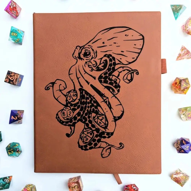 Kraken of Holding Leather Journal