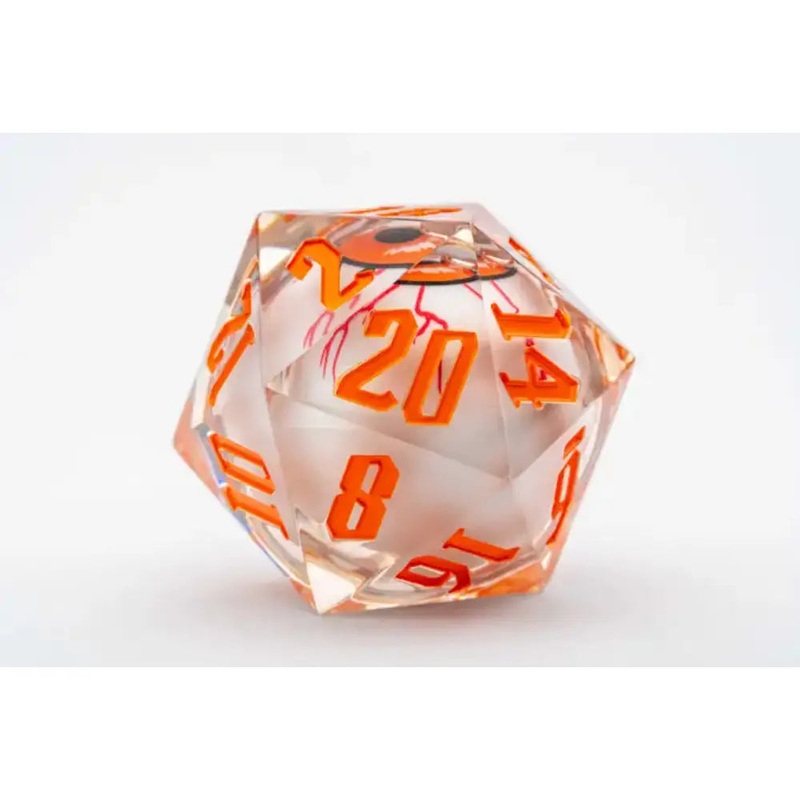 Moving Eyeball Mammoth Liquid Core D20 Die