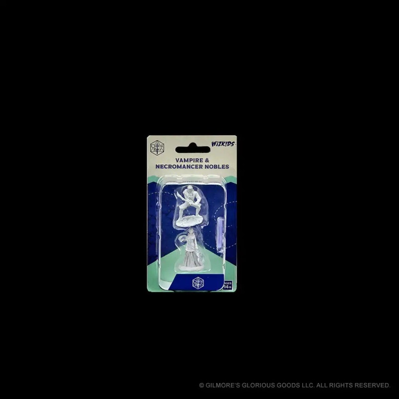WizKids Unpainted Critical Role Vampire & Necromancer Nobles (2)