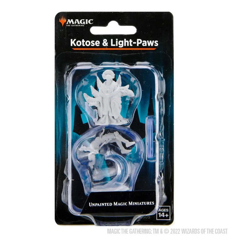WizKids Unpainted Magic the Gathering Kotose & Light-Paws (2)