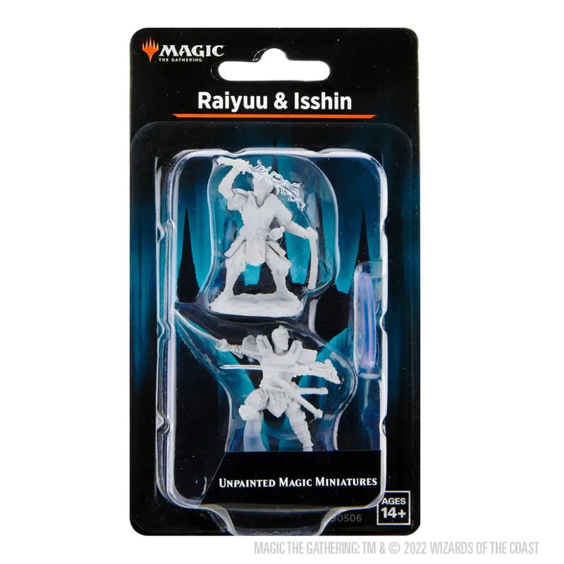 WizKids Unpainted Magic the Gathering Raiyuu & Isshin (2)