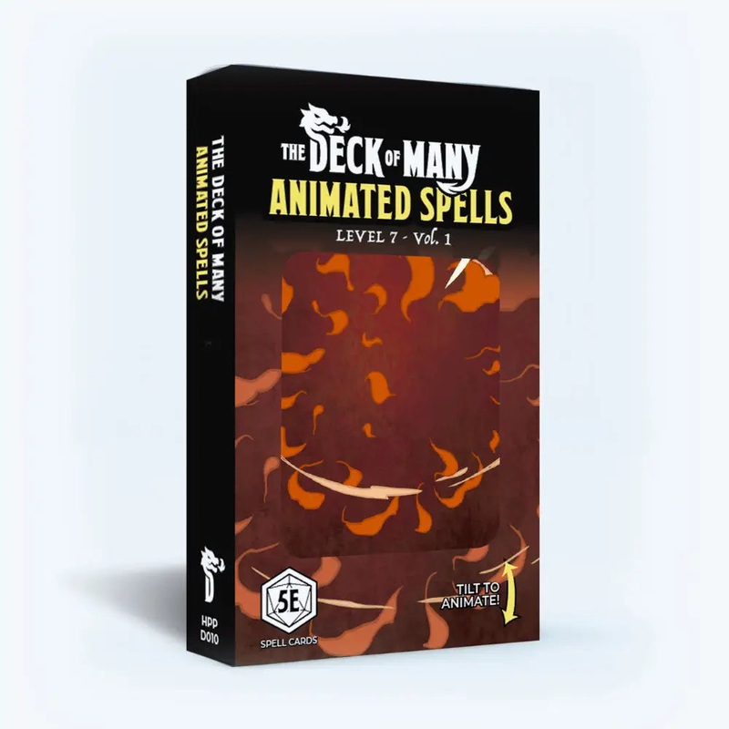 Animated Spells Deck (5E): Level 7 Volume 1