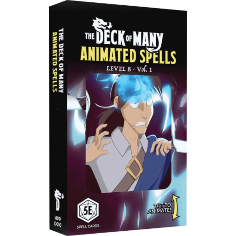Animated Spells Deck (5E): Level 8 Volume 1