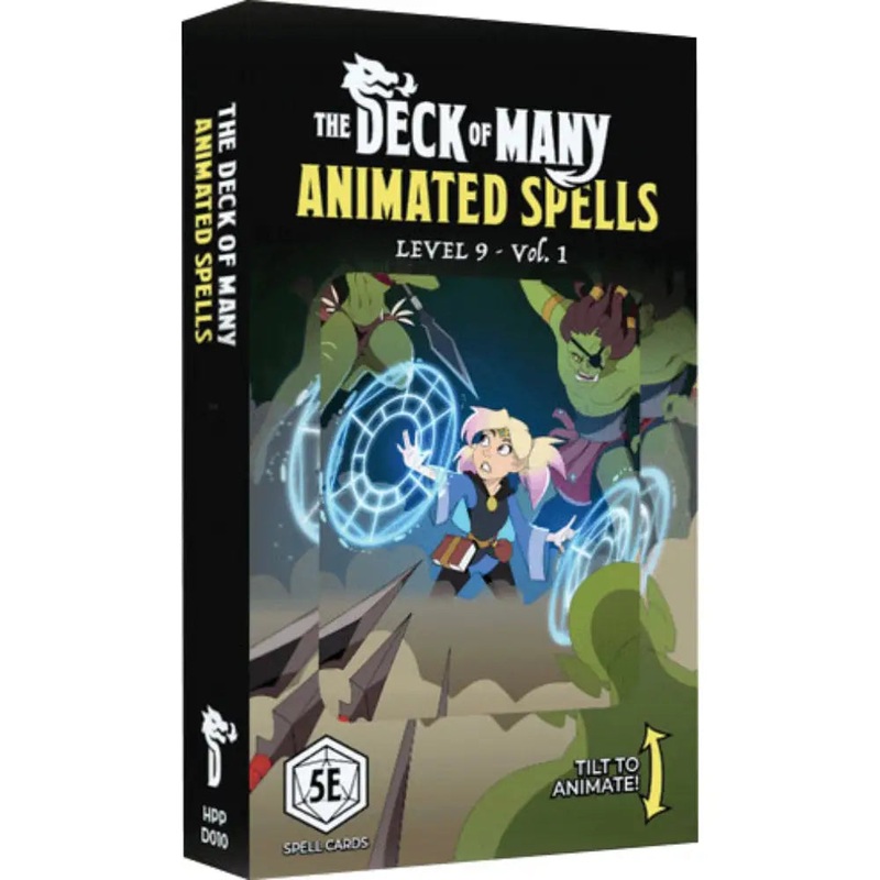 Animated Spells Deck (5E): Level 9 Volume 1