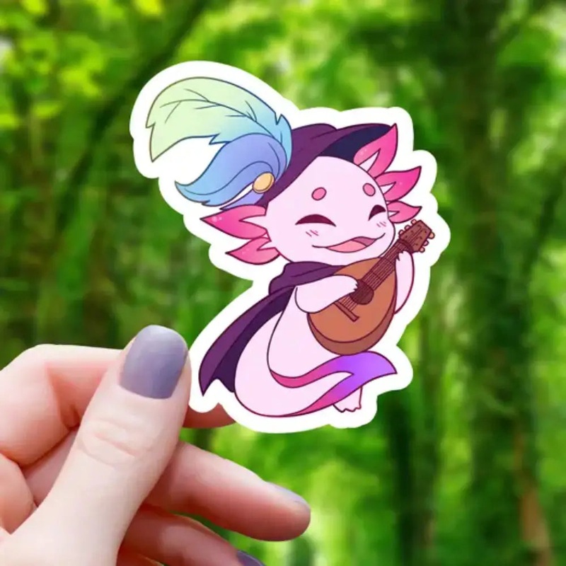 Bard Axolotl Sticker