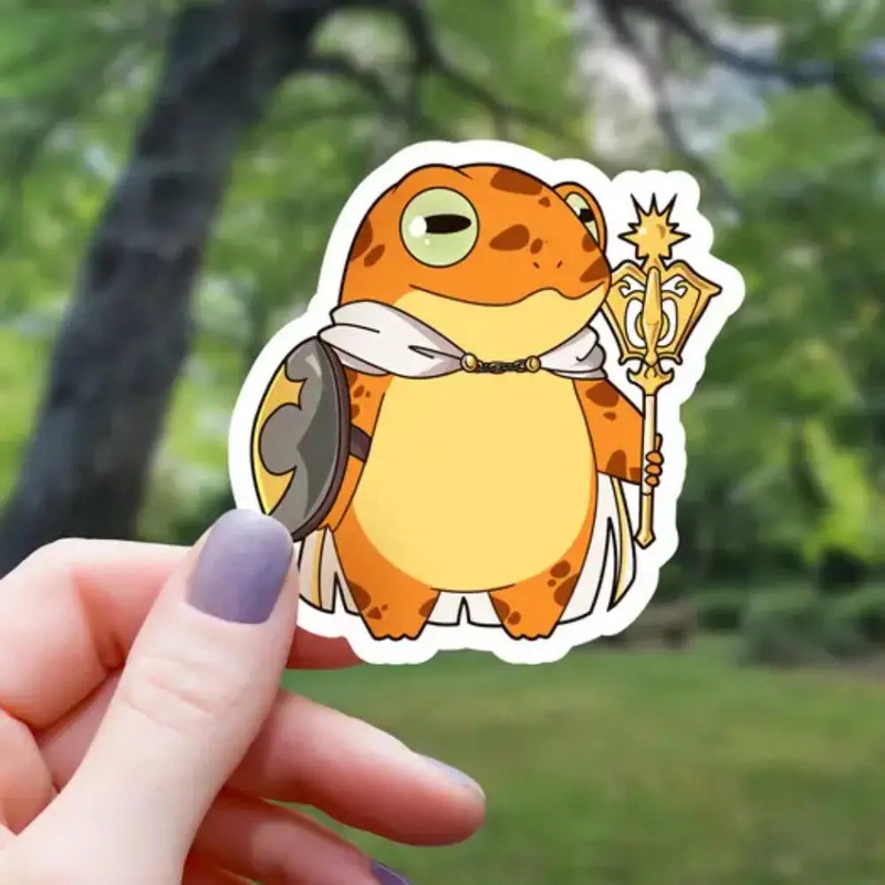 Cleric Frog Sticker