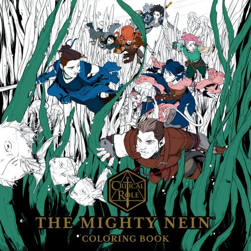 Critical Role The Mighty Nein Coloring Book