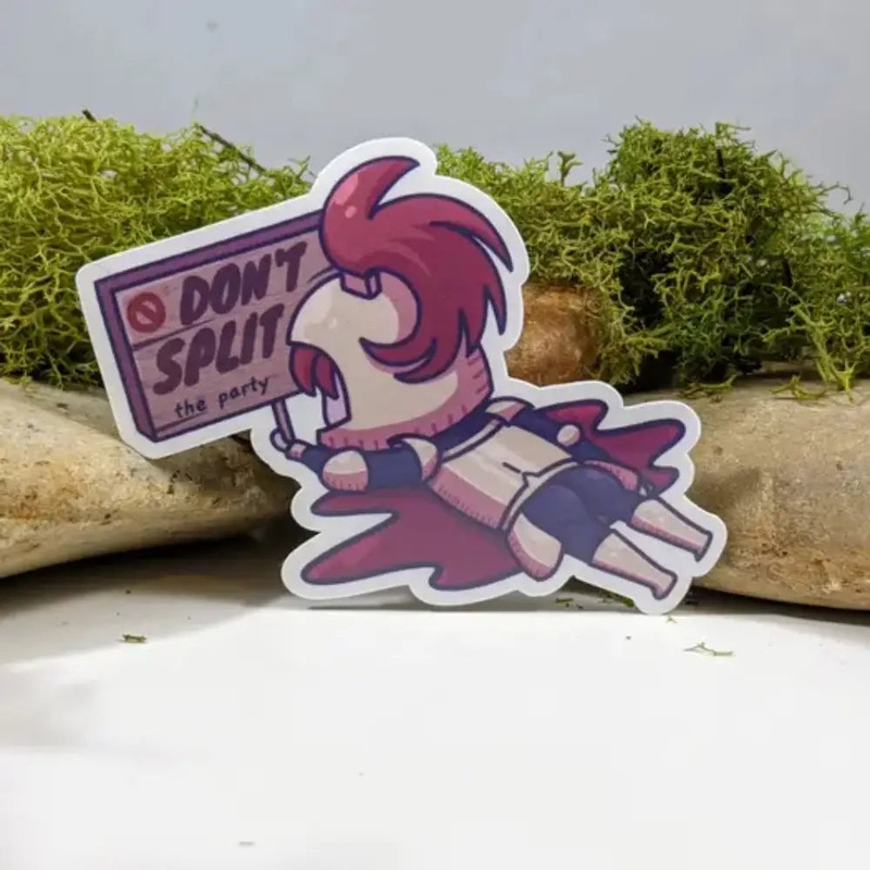 Don't Split The Party Sticker