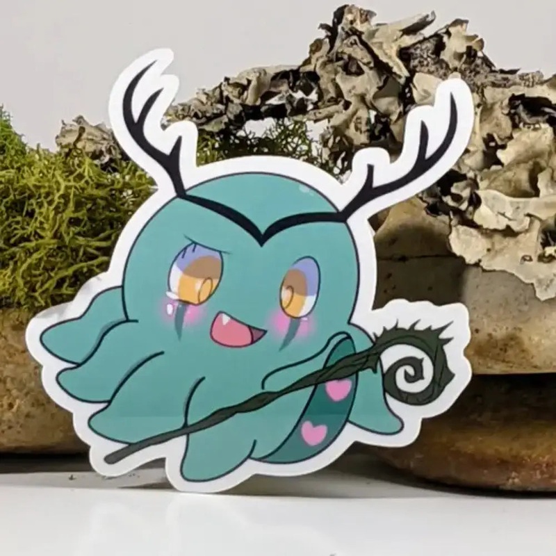 Druid Octopus Sticker