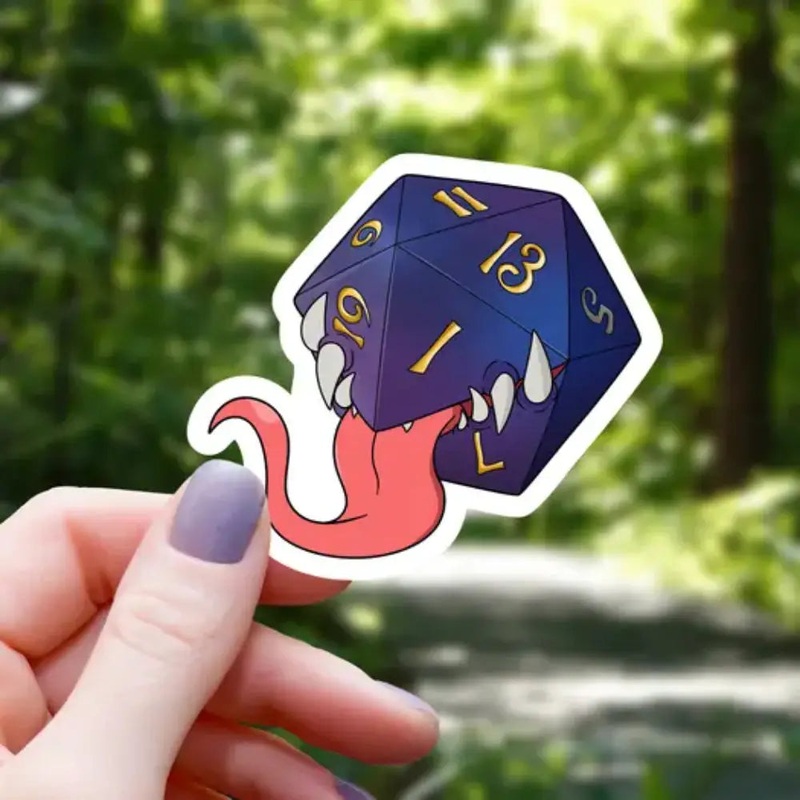 Mimic D20 Sticker