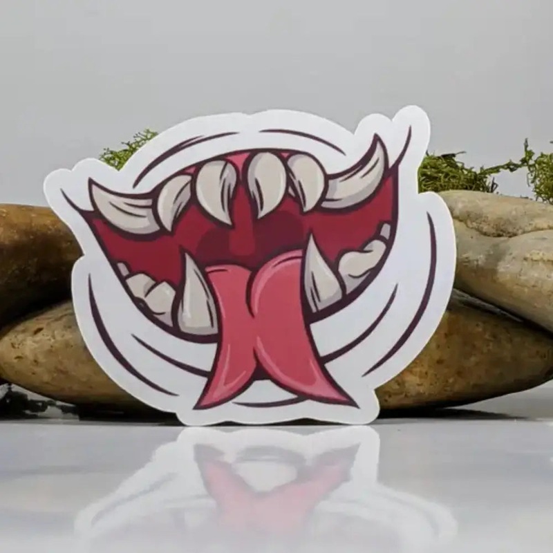 Mimic Mouth Sticker