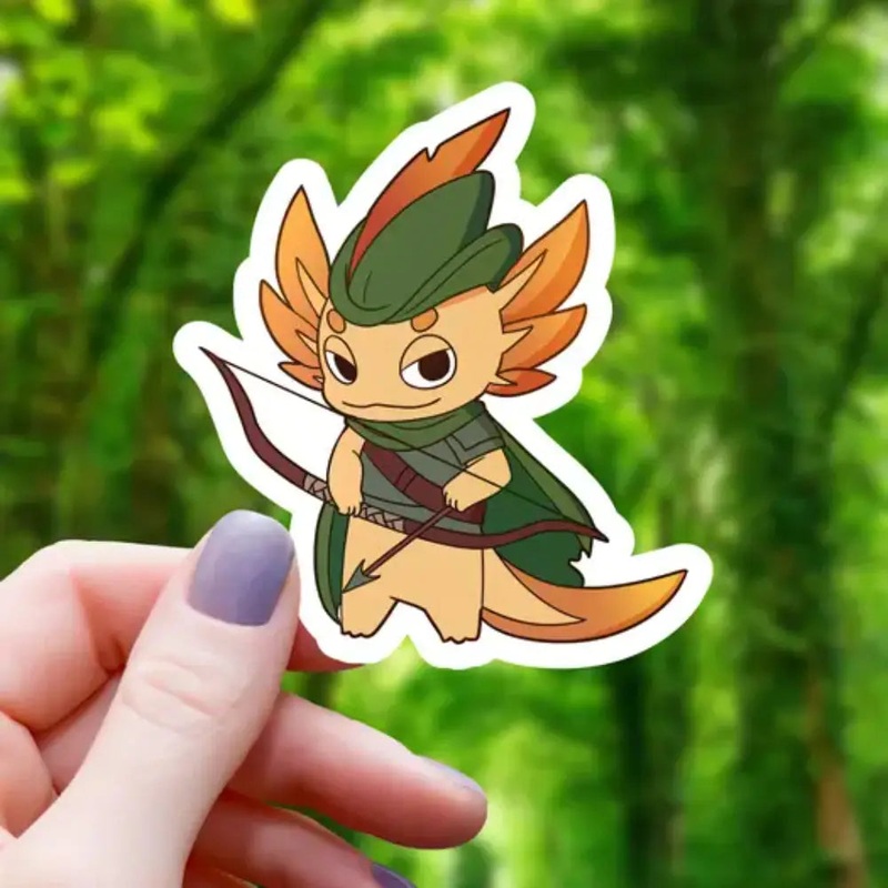 Ranger Axolotl Sticker