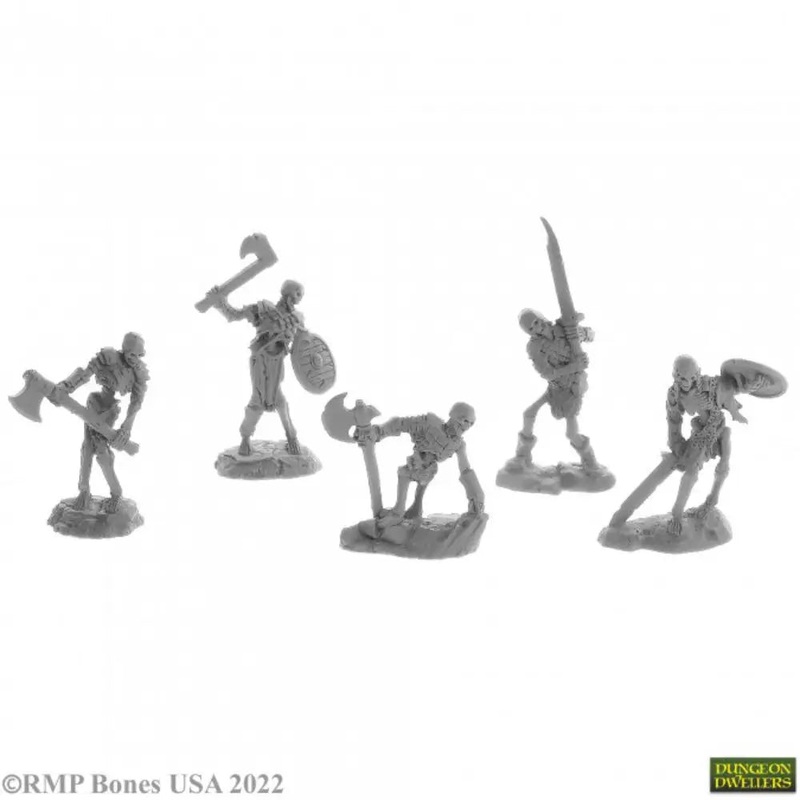 Reaper Dungeon Dwellers: Bones USA Bog Skeletons (5)