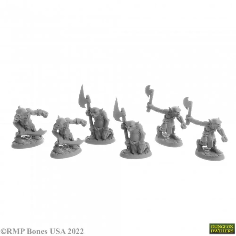 Reaper Dungeon Dwellers: Bones USA Goblin Raiders (6)