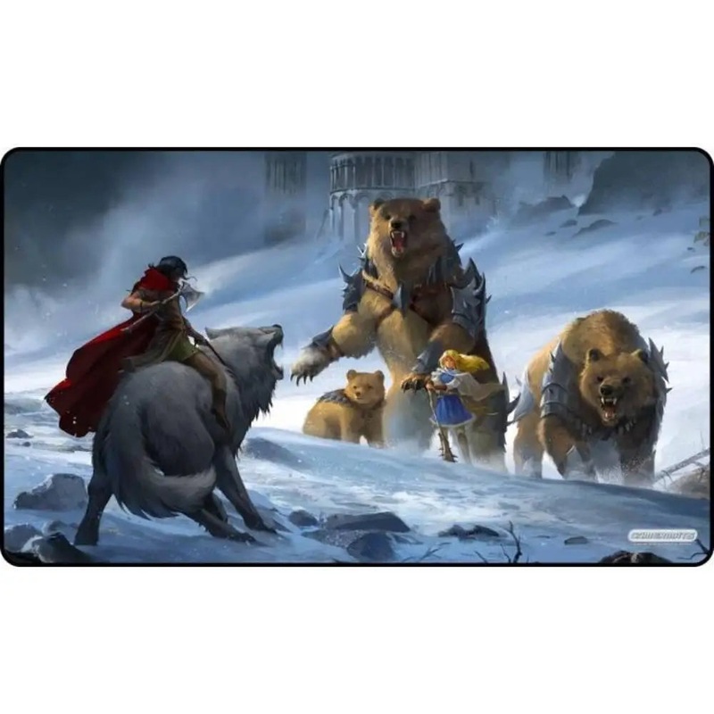 Red versus Gold Playmat