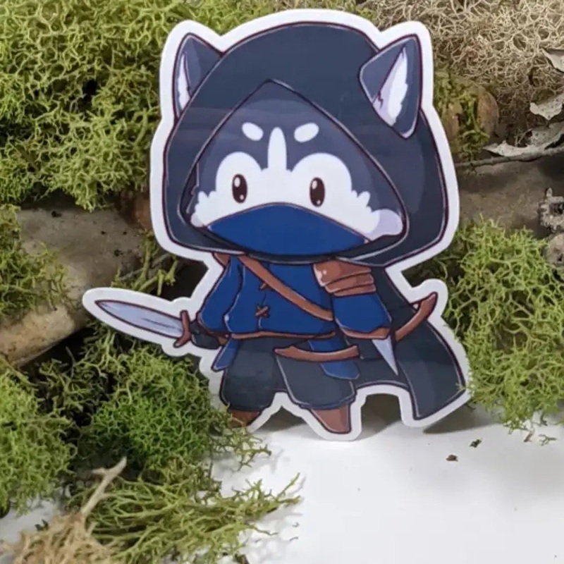 Rogue Dog Husky Sticker