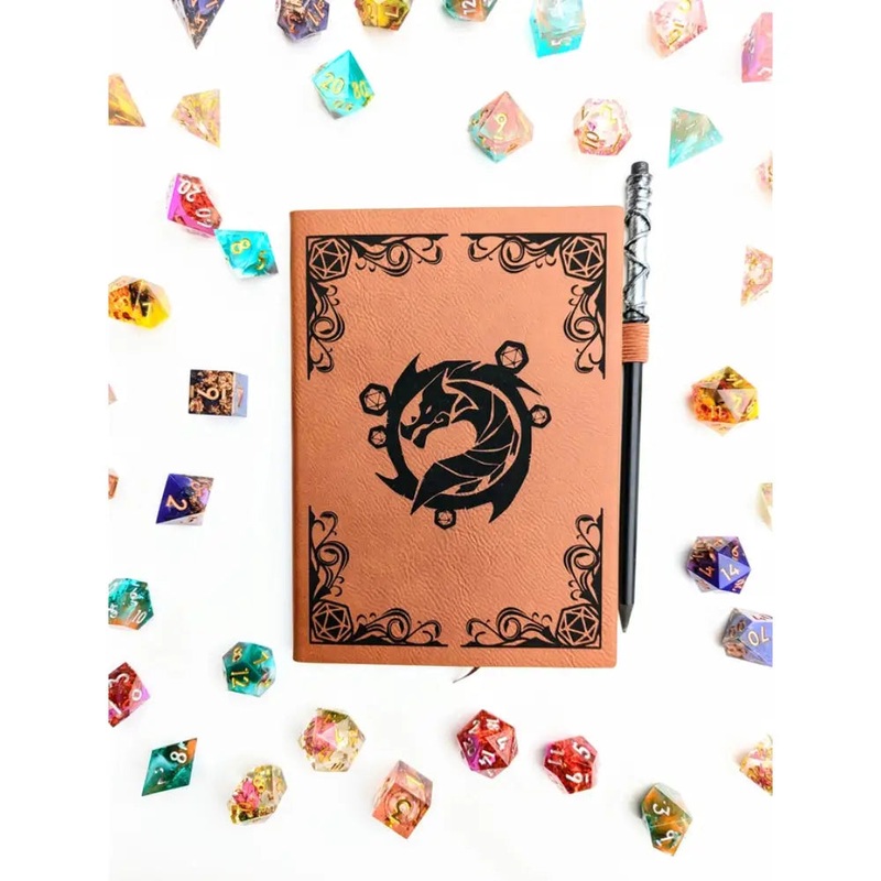 Waiting Wyvern Mini Dot Leather Journal