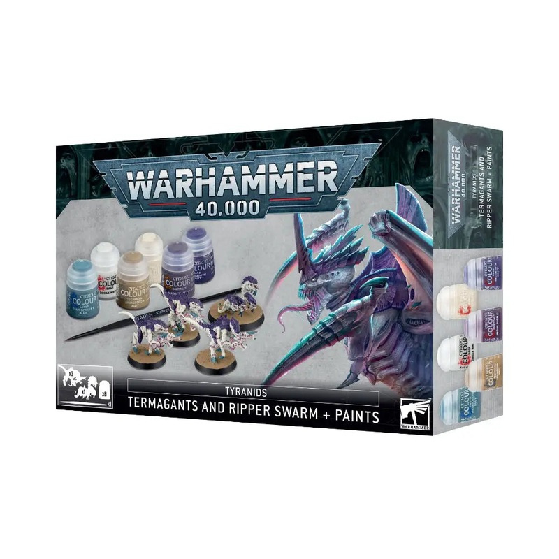 Warhammer 40,000 Termigants & Ripper Swarm and Paint Set