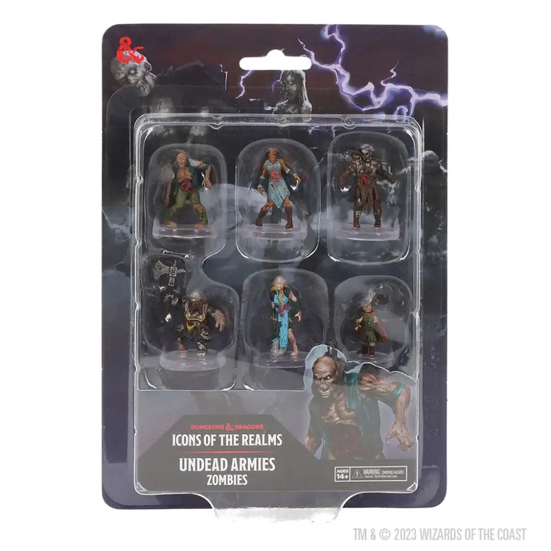 WizKids Pre-Painted D&D Icons of the Realms Undead Zombie Army