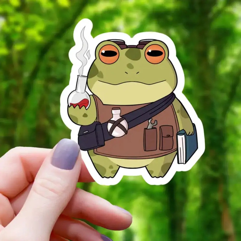Alchemist Frog Sticker