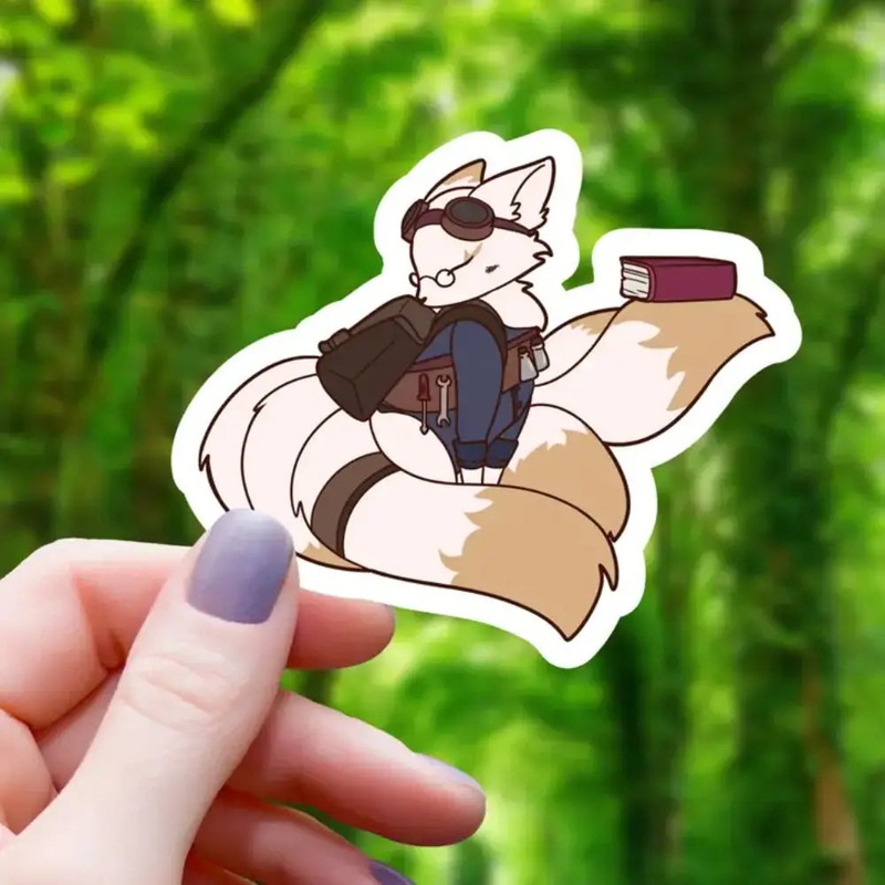 Artificer Kitsune Sticker