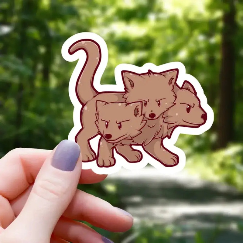 Cerberus Puppy Sticker
