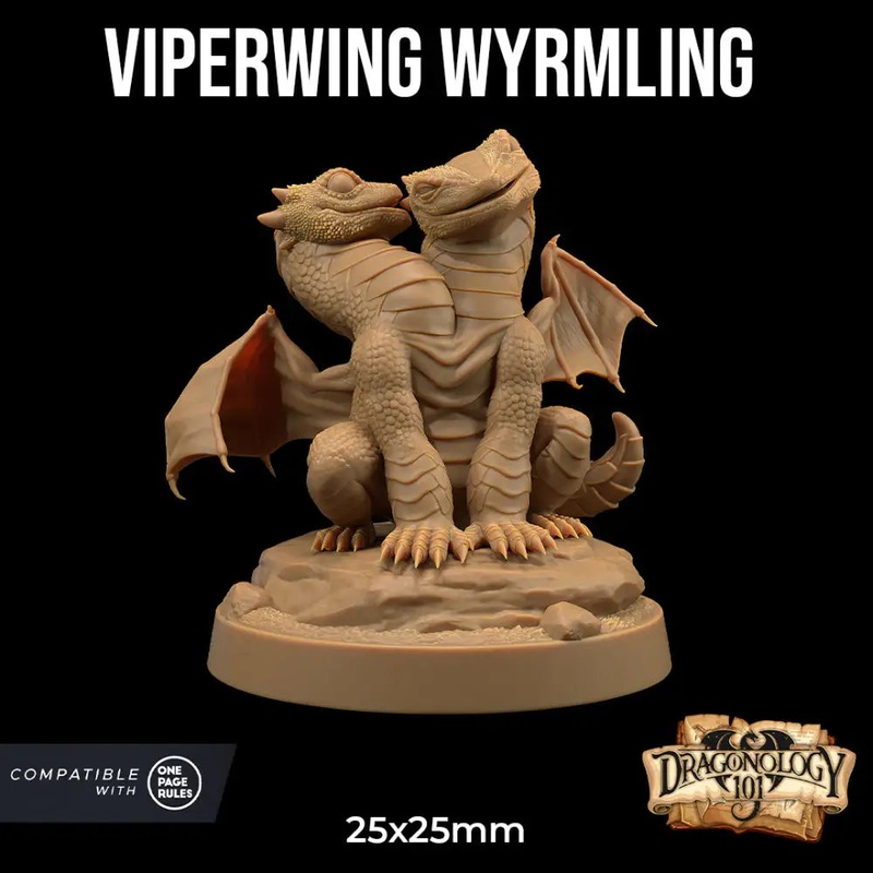 Dapper Fox Minis: Viperwing Wyrmling