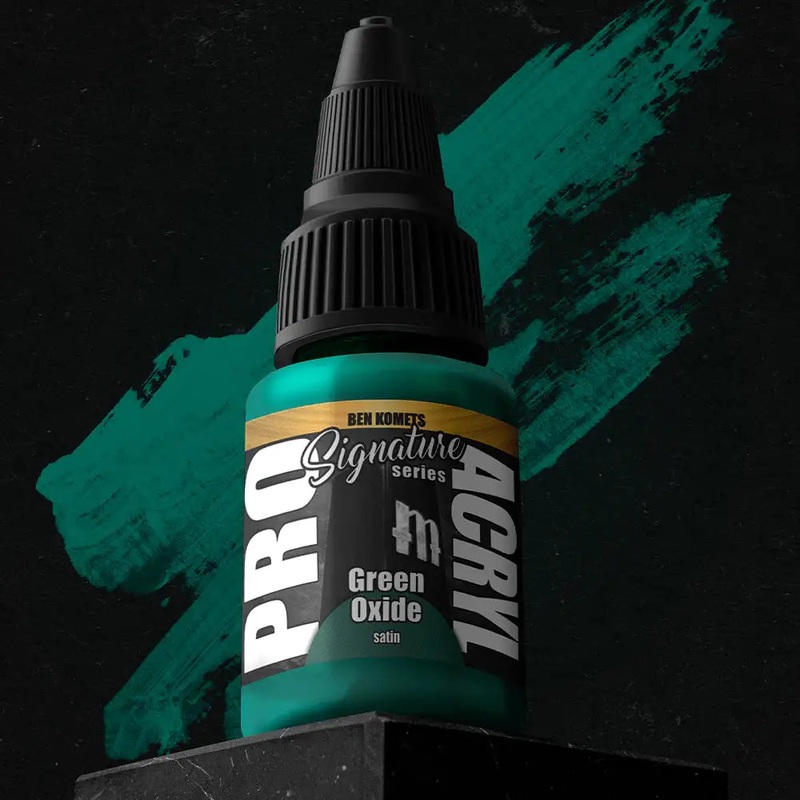 Monument Ben Komets Green Oxide Acrylic Paint 22ml Bottle