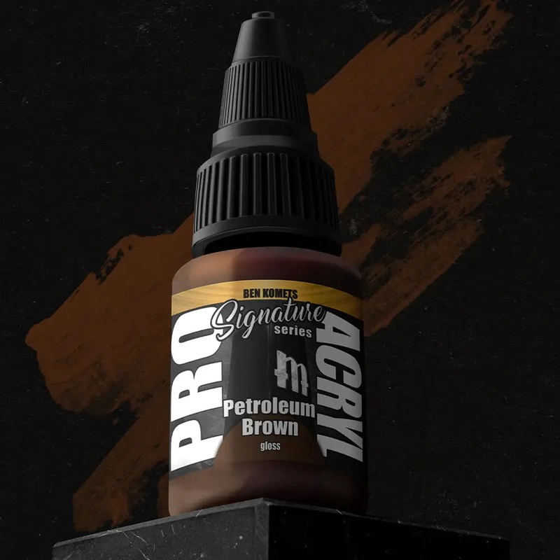 Monument Ben Komets Petroleum Brown Acrylic Paint 22ml Bottle