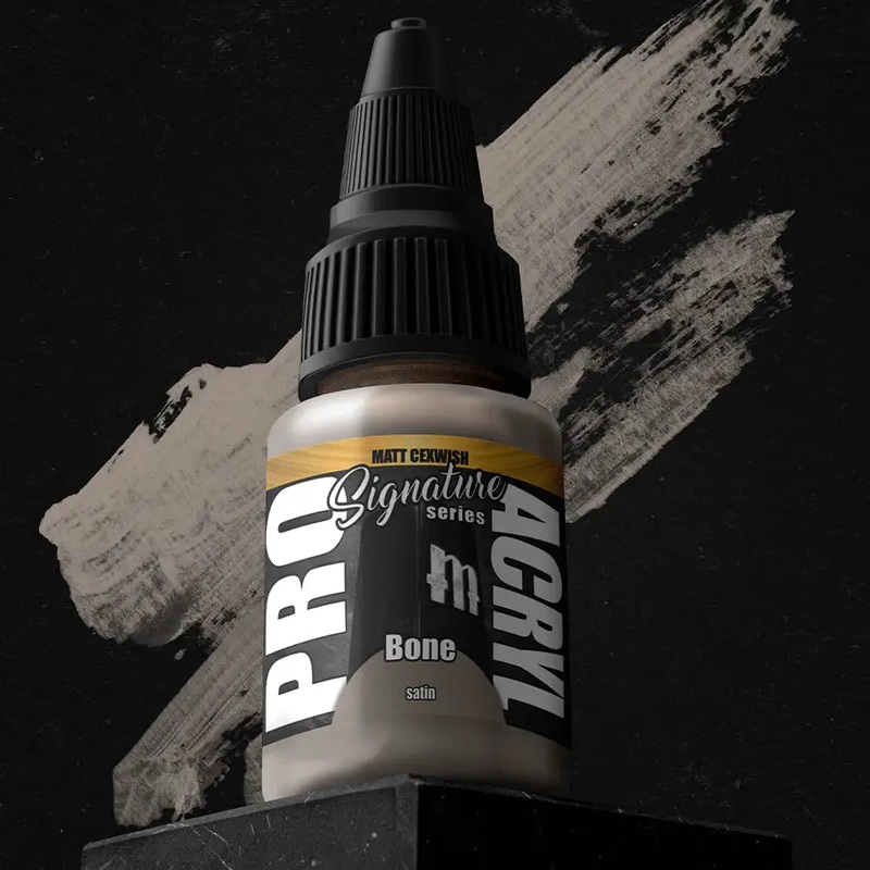 Monument Matt Cexwish Bone Acrylic Paint 22ml Bottle