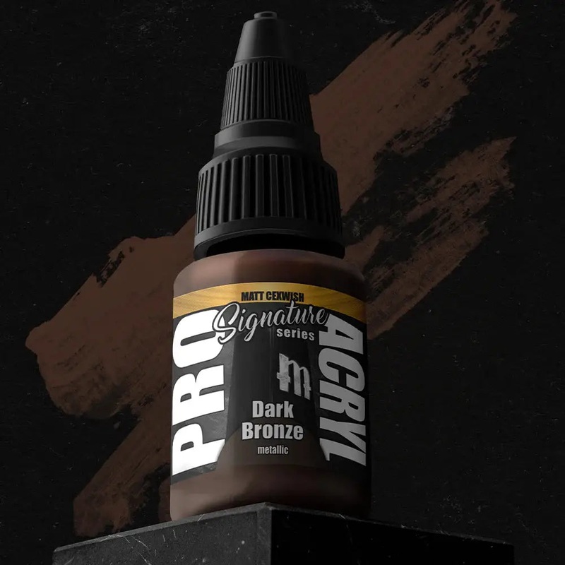 Monument Matt Cexwish Dark Bronze Acrylic Paint 22ml Bottle