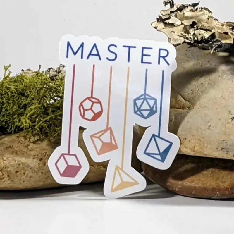 Puppet Master of Dice Sticker