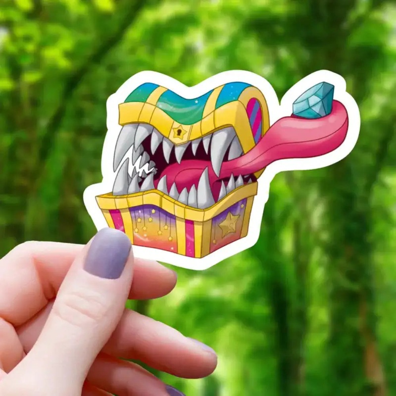Rainbow Chest Mimic Sticker