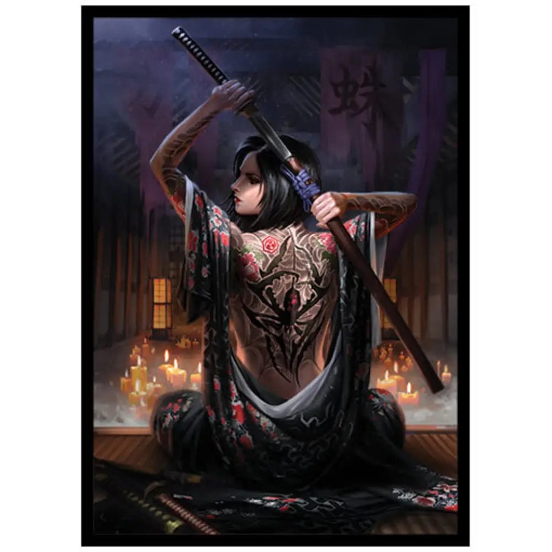 Spider Tattoo Matte Sleeves (100)