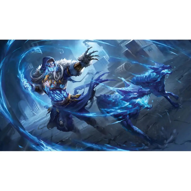 Summon Ice Hounds Playmat