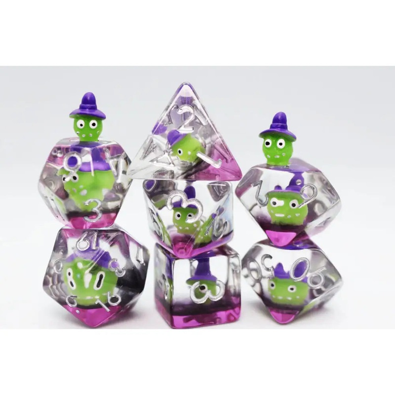 Wacky Witches Polyhedral (D&D) Dice Set (7)