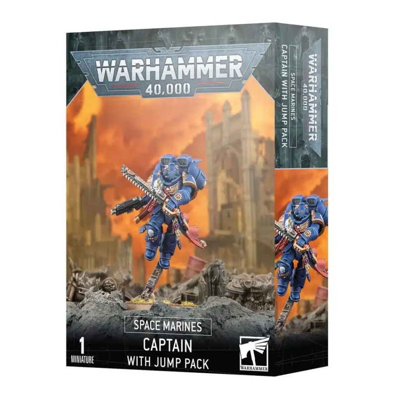 Warhammer 40,000 Space Marines: Captain with Jump Pack
