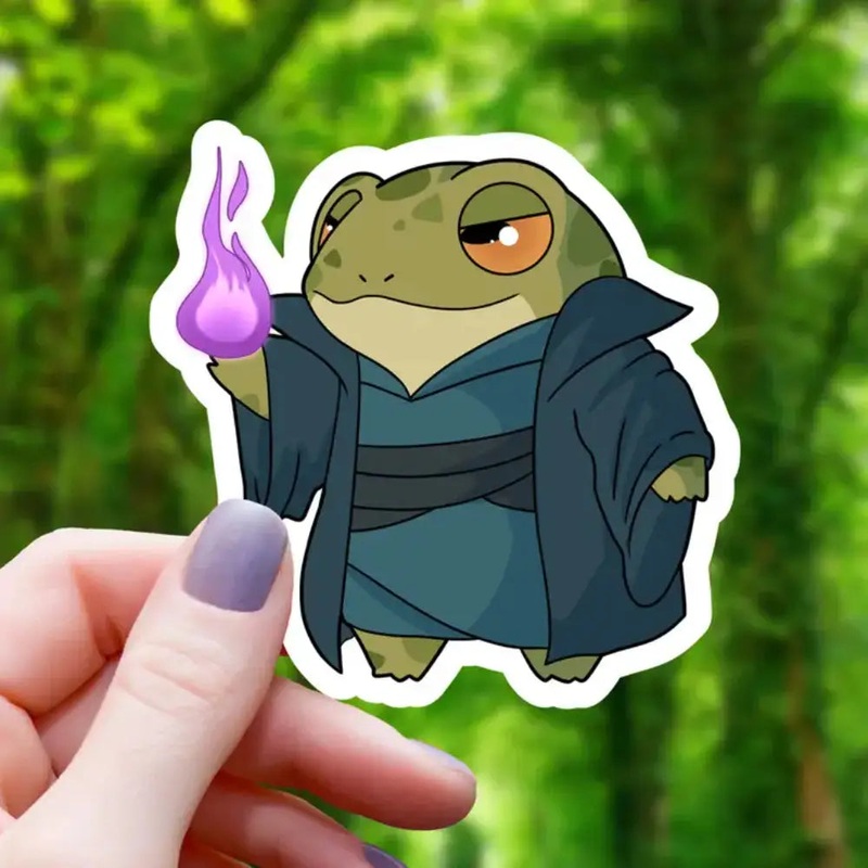 Warlock Frog Sticker