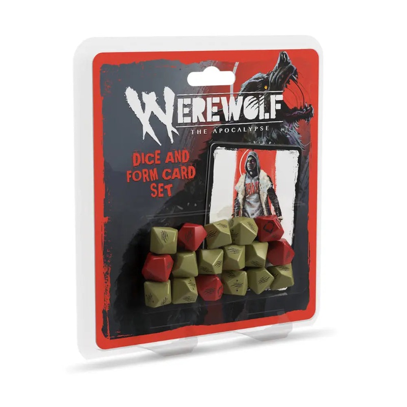 Werewolf The Apocalypse RPG 5th Edition: Dice and Form Card Set