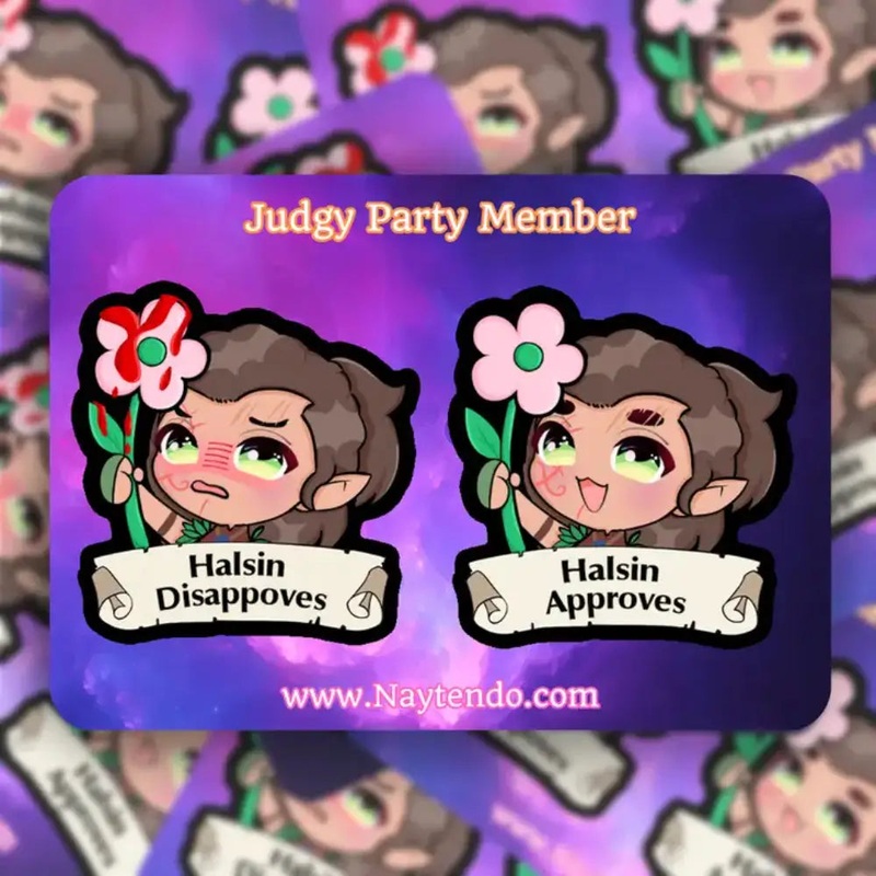 Baldur's Gate 3 Halsin Stickers
