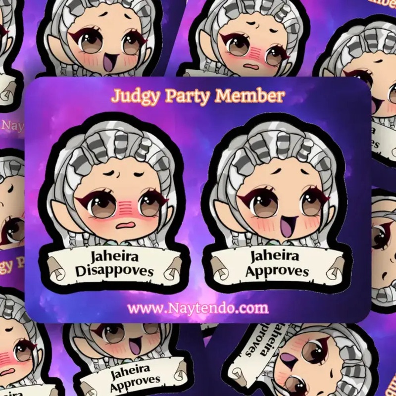 Baldur's Gate 3 Jaheira Stickers