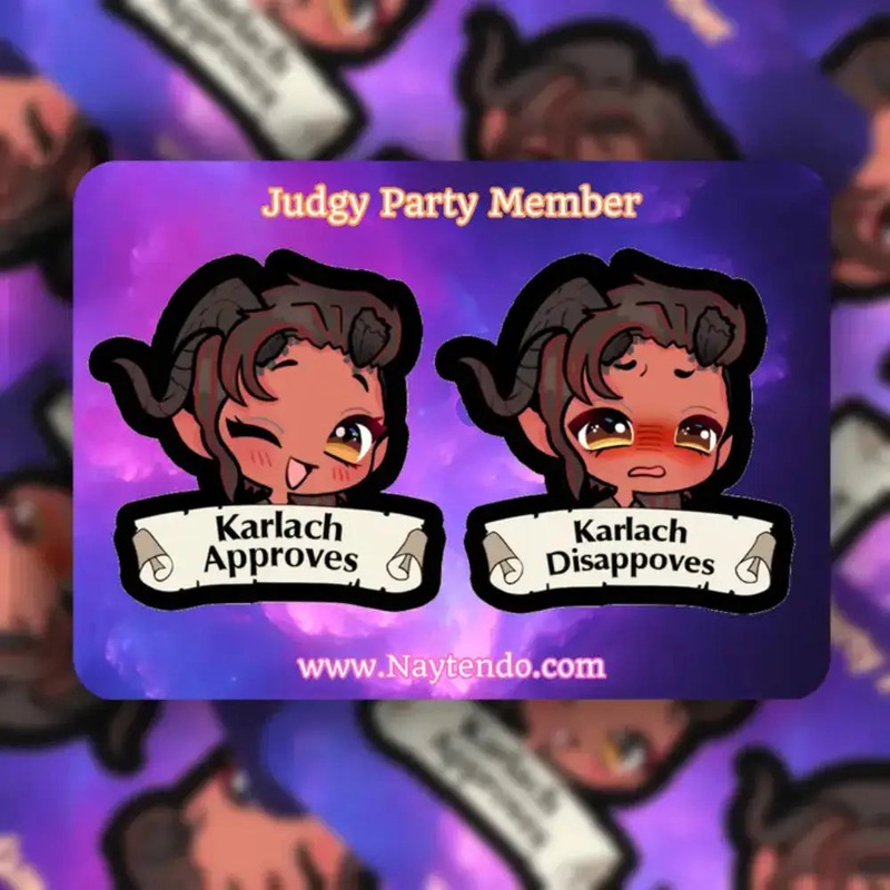 Baldur's Gate 3 Karlach Stickers