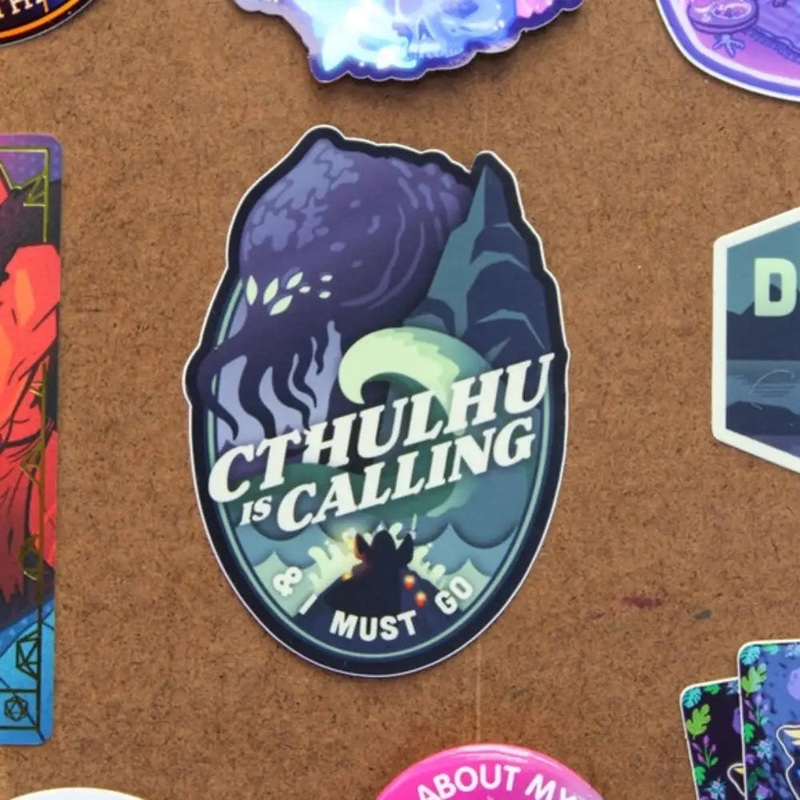 Cthulhu Is Calling Sticker