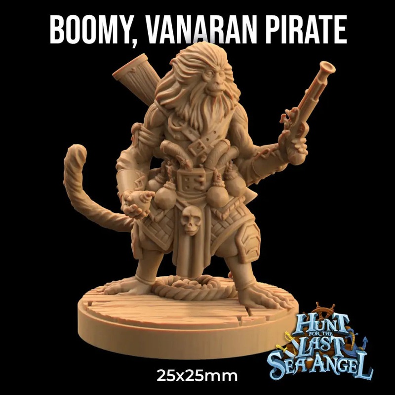 Dapper Fox Minis: Boomy, Vanaran Pirate